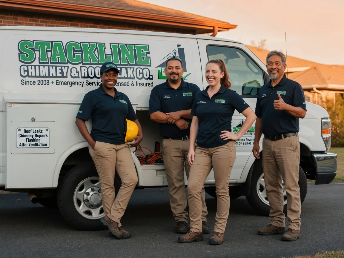 Chimney flashing repair company in Elmore City, OK